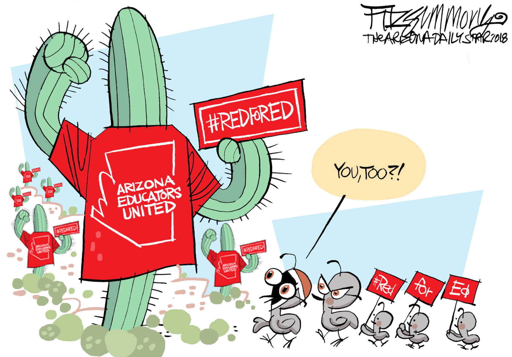 Fitz Cartoon: Strike
